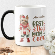 Best Dog Mama je Yorkshire Terrier Yorkie Custom
