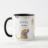 Best Dog Mama Mug – Cute Yellow Dog Illustration | Tasse (Links)
