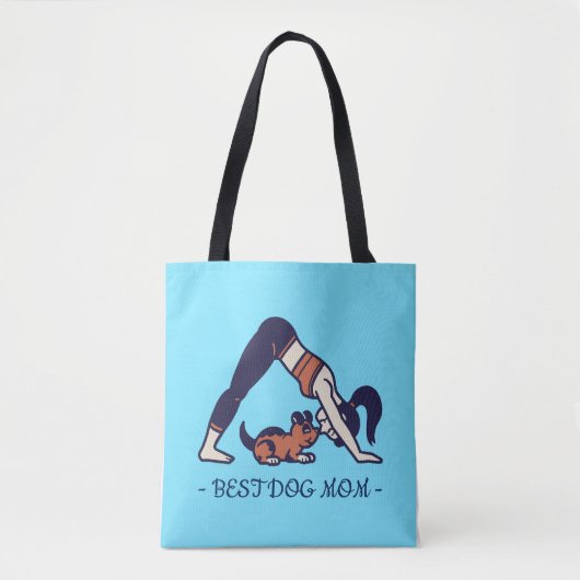 BEST DOG MAMA YOGA TASCHE (Vorderseite)