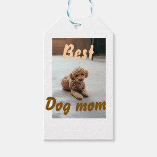 Best dog mom brown puddle pet dog cat mothers day  geschenkanhänger