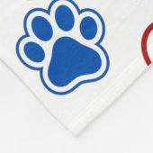 Best Dog Mom Ever Fleecedecke (Ecke)