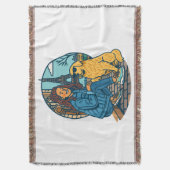 Best Dog Mom Ever in Paris Decke (Vorderseite Vertikal)