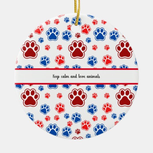 Best Dog Mom Ever Keramik Ornament (Vorne)