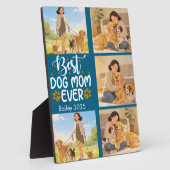 Best Dog Mom Ever Personalized Photo | Cute Dog Fotoplatte (Seite)