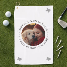 Best Dog Mom in Texas Personalized Photo