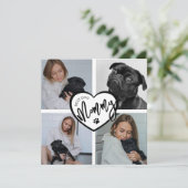 Best Dog Mommy | FotoCollage (Stehend Vorderseite)