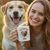 Best Dog Mum Ever Photo Heart Kaffeetasse