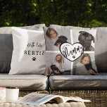 Best Dog Mummy | FotoCollage Kissen<br><div class="desc">Dieses wunderschöne Foto Collage Hund Mumm Kissen,  ist perfekt für Mütter Tag und Geburtstag. Das Kissen enthält 4 Ihrer Lieblings-Fotos,  ein Herz und den Vorlagentext 'BEST DOG MUMMY'. Alle Stile und Farben des Schriftartes können geändert werden,  indem Sie nach der Personalisierung auf den entsprechenden Link klicken.</div>