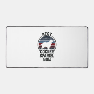 Best Dog Mutter Mama - Vintag Cocker Spaniel Schreibtischunterlage