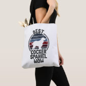 Best Dog Mutter Mama - Vintag Cocker Spaniel Tasche (Von Nahem)