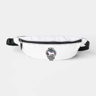 Best Dog Pater Vater - Vintager Basset Hound Bauchtasche