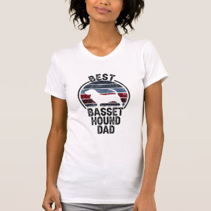 Best Dog Pater Vater - Vintager Basset Hound T-Shirt