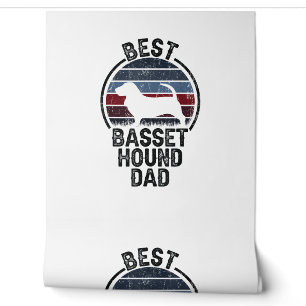 Best Dog Pater Vater - Vintager Basset Hound Tapete