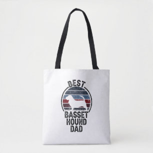 Best Dog Pater Vater - Vintager Basset Hound Tasche