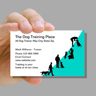 Best Dog Training Service Business Cards Visitenkarte