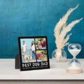 BEST DOG VATER 3 Foto Collage Your Color Fotoplatte (InSitu)