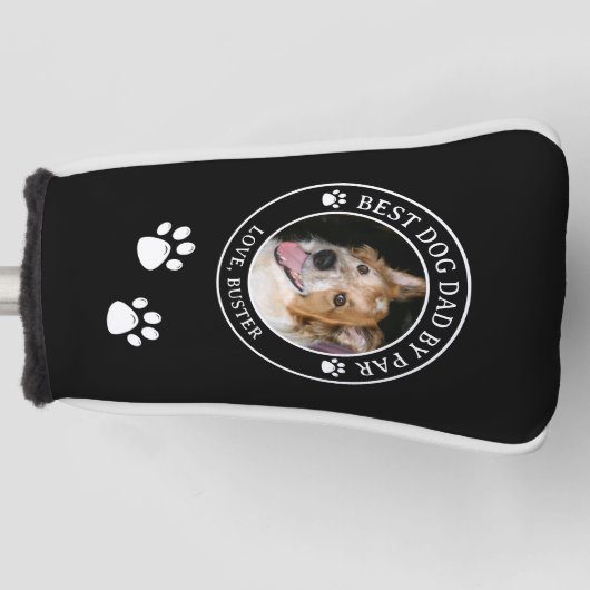 BEST DOG VATER BY PAR Foto - Farbbilder für benutz Golf Headcover (Vorderseite)