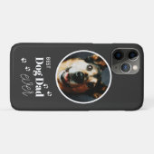 Best Dog Vater Custom Foto Pawprint iPhone Case (Rückseite (Horizontal))