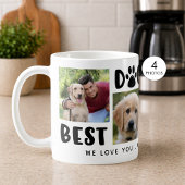 BEST DOG VATER EVENT FotoCollage Personalisiert Kaffeetasse