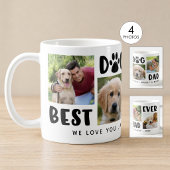 BEST DOG VATER EVENT FotoCollage Personalisiert Kaffeetasse