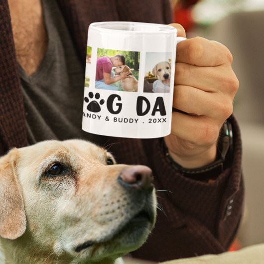 BEST DOG VATER EVENT FotoCollage Personalisiert Kaffeetasse