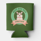 Best Dog Vater Ever Funny French Bulldog Puppy Dog Dosenkühler (Vorderseite)