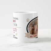 Best Dog Vater Ever Funny Kaffee Tasse mit Foto (Vorderseite)
