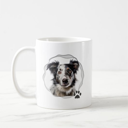 Best Dog Vater Foto Kaffeetasse (Links)