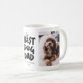 Best Dog Vater Foto Kaffeetasse (VorderseiteRechts)