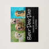 Best Dog Vater Foto Puzzle (Vertikal)
