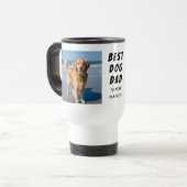 Best Dog Vater Foto Reisebecher (Vorderseite Links)