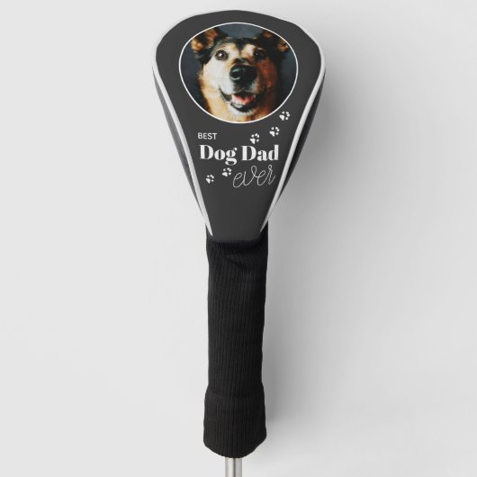 Best Dog Vater je Foto Golf Head Cover Headcover (Vorderseite)