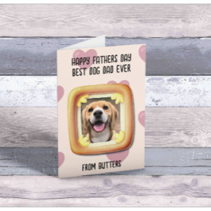 Best Dog Vater Vathers Day Card Karte