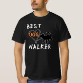 Best Dog Walker T-Shirt (Vorderseite)