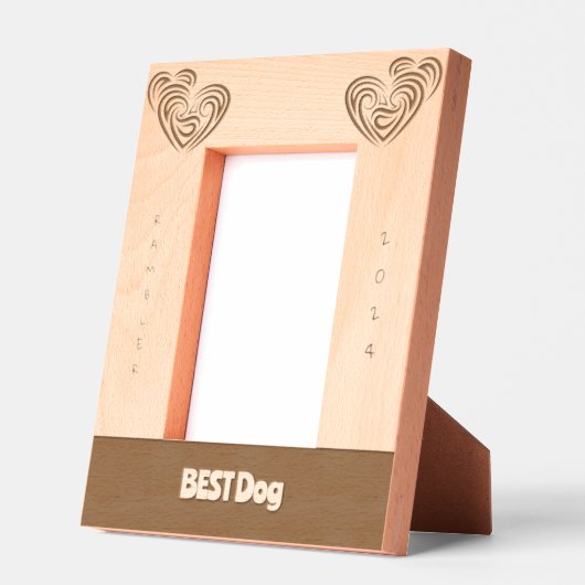 BEST Dog Wedding Geätzte Rahmen (Links)