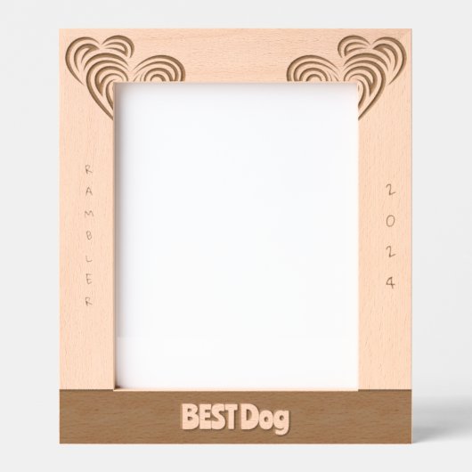 BEST Dog Wedding Geätzte Rahmen (Vorderseite)