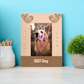 BEST Dog Wedding Geätzte Rahmen