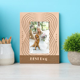 BEST Dog Wedding Geätzte Rahmen