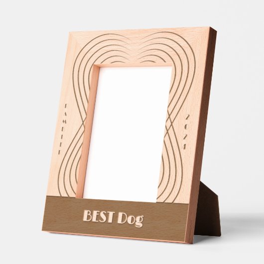BEST Dog Wedding Geätzte Rahmen (Links)