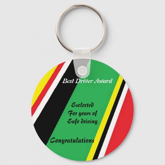 Best Driver Award Schlüsselanhänger (Vorderseite)