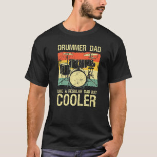 Best Drummer Vater für Men Pater Music Drums Set P T-Shirt