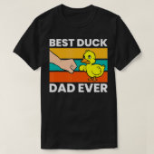 Best Duck Vater Ever Funny Duck Papa T-Shirt (Design vorne)