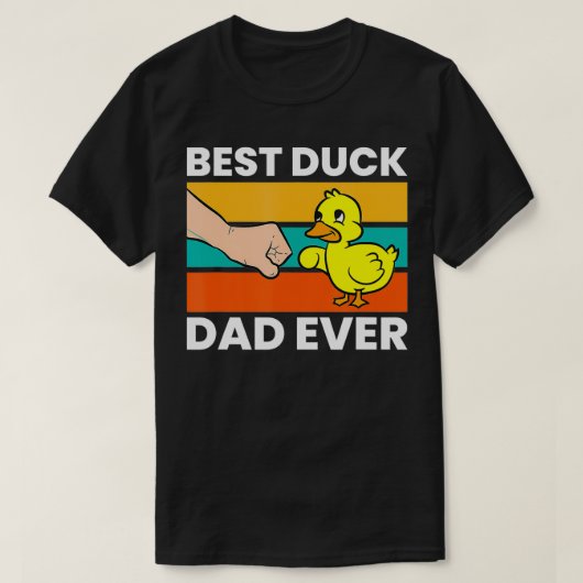 Best Duck Vater Ever Funny Duck Papa T-Shirt (Design vorne)