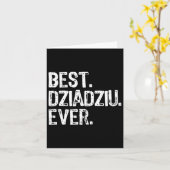 Best Dziadziu Ever Funny Cool Opa Karte (Gelbe Blume)