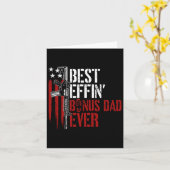 Best Effin Bonus Vater je Daddy Gun Rights Amerika Karte (Gelbe Blume)