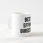 Best Effin Director Kaffeetasse (Vorderseite Links)