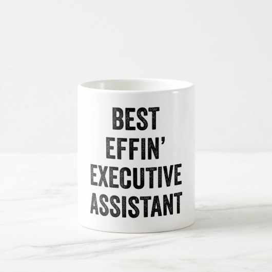 Best Effin' Führungskraft Assistant Kaffeetasse (Mittel)