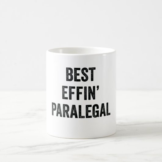 Best Effin 'Paralegal Kaffeetasse (Mittel)