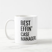 Best Effin'Case Manager Kaffeetasse (Links)