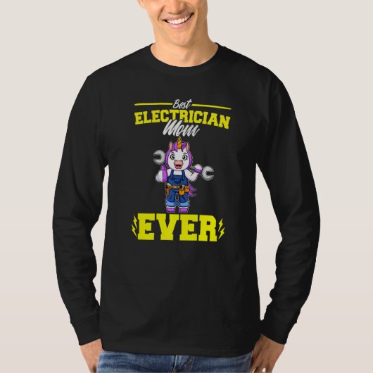 Best Electrician Mom Ever Electronic Technician Pr T-Shirt (Vorderseite)